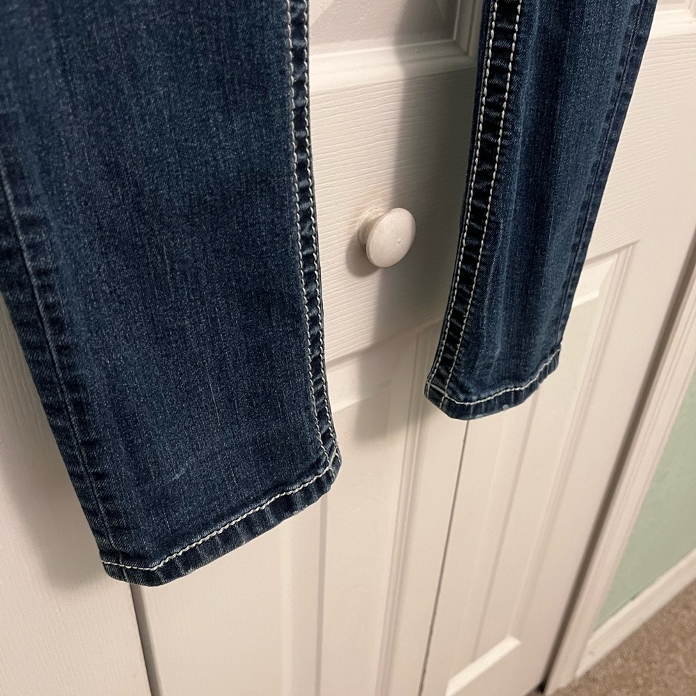 Miss me jeans size 27 mid rise skinny Stylish Blue Jeans - Picture 7 of 9